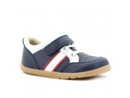 Pantofi baieti sport bleumarin Speed Racer din piele naturalaa
