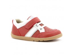 Pantofi copii rosu Speed Racer sport din piele naturala