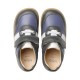 Pantofi baieti sport Up and Away din piele natural gri/ mov