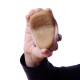 Pantofi fete argintiu Little Ballerina din piele naturala