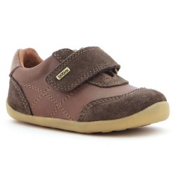 Pantofi sport baieti Voyager din piele naturala maron
