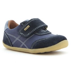 Pantofi sport baieti Voyager din piele naturala bleumarin
