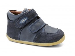 Ghete baieti Tumble Tom din piele naturala bleumarin