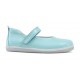 Pantofi fete Swirl din piele naturala bleu aqua