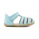 Sandale fete Jump din piele naturala bleu