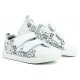 Pantofi sport copii Custom din piele naturala alba