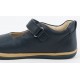 Pantofi fete Charm din piele naturala bleumarin