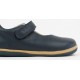 Pantofi fete Charm din piele naturala bleumarin