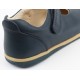 Pantofi fete Charm din piele naturala bleumarin