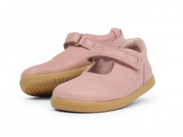 Pantofi fete Delight din piele naturala roz