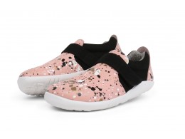 Pantofi fete Spekkel Kid+ din piele naturala roz