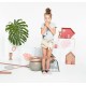 Pantofi fete Spekkel Kid+ din piele naturala roz