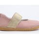 Pantofi fete Sparkle din piele naturala roz