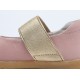 Pantofi fete Sparkle din piele naturala roz
