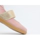 Pantofi fete Sparkle din piele naturala roz