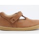 Pantofi fete Louise din piele naturala maron caramel