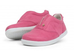 Pantofi fete sport Duke din piele naturala roz