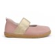 Pantofi fete Sparkle din piele naturala roz
