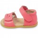 Sandale fete Tabby din piele naturala roz coral