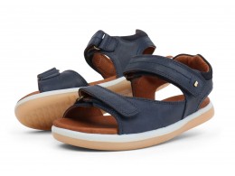 Sandale baieti Driftwood Kid din piele naturala bleumarin