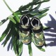 Pantofi copii Habitat Kid+ din piele naturala verde