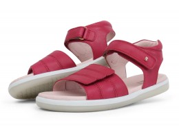 Sandale fete Hampton Kid din piele naturala roz fucsia