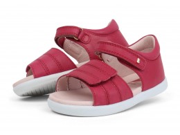 Sandale fete Hampton din piele naturala roz fucsia