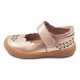 Pantofi fete auriu Juniper din piele naturala
