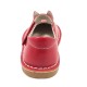 Pantofi fete rosu Molly din piele naturala