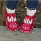 Pantofi fete rosu Molly din piele naturala
