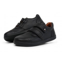 Pantofi baieti sport Portal din piele naturala neagra