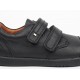 Pantofi baieti sport Portal din piele naturala neagra