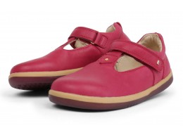 Pantofi fete Louise Kid din piele naturala roz