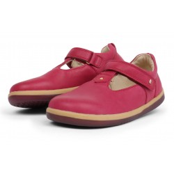 Pantofi fete Louise Kid din piele naturala roz