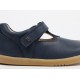 Pantofi fete Louise din piele naturala bleumarin