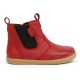 Ghete copii Outback Kid din piele naturala rosie