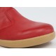 Ghete copii Outback Kid din piele naturala rosie