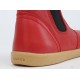Ghete copii Outback Kid din piele naturala rosie