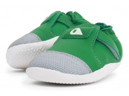 Pantofi copii Origin din piele naturală verde smarald
