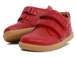 Pantofi sport copii Port din piele naturală roșie