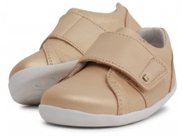 Pantofi sport fete Boston StepUp din piele naturală aurie