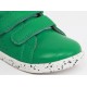 Pantofi sport copii Grass Court din piele naturală verde smarald