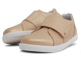 Pantofi sport copii Boston Kid+ din piele naturală aurie