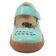 Pantofi fete Juniper din piele naturală albastru turcoaz