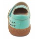 Pantofi fete Juniper din piele naturală albastru turcoaz